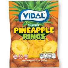 Vidal - Pineapple Rings (1kg)