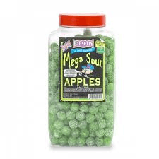 Barnetts - Mega Sour Apple (1kg) (20 x 50g)